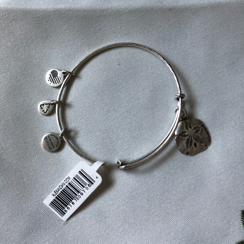 Alex and Ani Sand-dollar Charm Bracelet